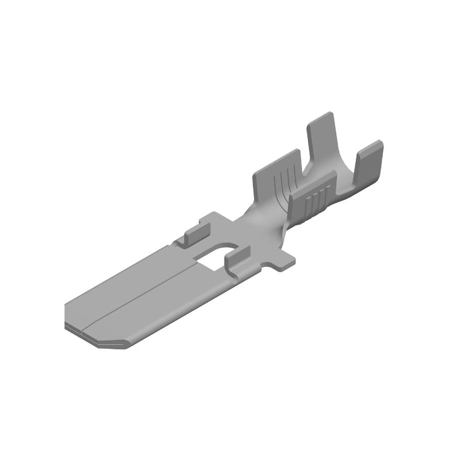 250 MALE CL TERMINAL BRASS TIN BRIGHT - View 1