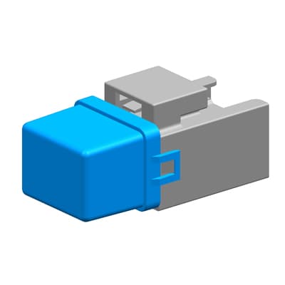 FUSE BASE 60+40 A ASSY - View 1