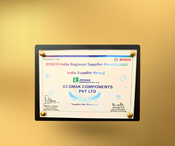 BOSCH India Regional Supplier Award